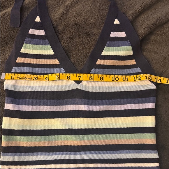 Gently Used Gap Striped Halter Top - Picture 6 of 7